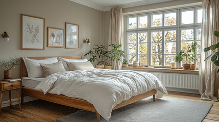 Obraz premium Luxury and cozy bedroom