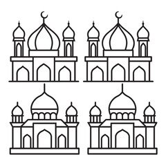 Mosque islamic building art design 