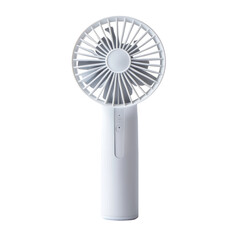 Handheld Fan Isolated for Personal Cooling on transparent background