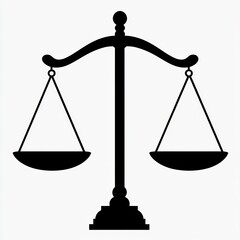 Scales of Justice Symbol Represents Balance and Fairness