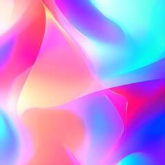 Abstract Neon Color Fusion Background