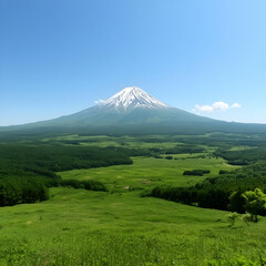 Fototapeta premium Majestic Mountain Landscape Photo