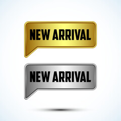 New Arrival product banner, sticker for business, marketing and advertising