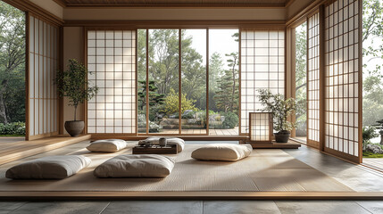 Japanese living room style