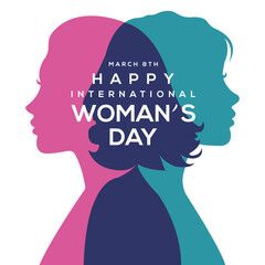 Women's Day on 8th March vector illustration, banner, Poster. Empowering Women, Inspiring Global Change.