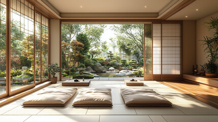 Japanese living room style