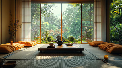 Japanese living room style