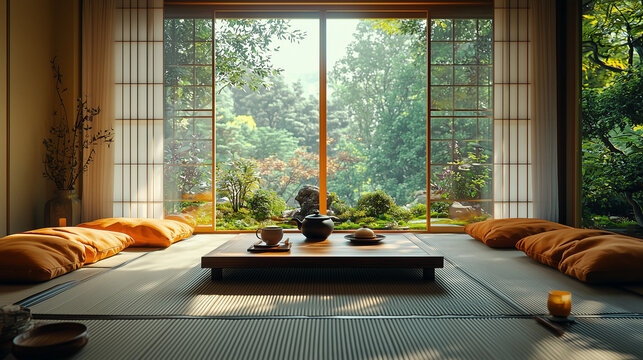 Japanese living room style