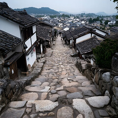 Stone Street Village Illustration