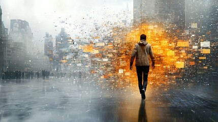 A bright and colorful digital screen with vibrant visuals and sharp details, featuring a variety of entertainment tiles in a high-tech environment, ultra-realistic, photo-realistic, highly detailed, 