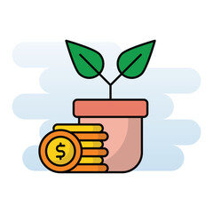 Passive Income vector icon