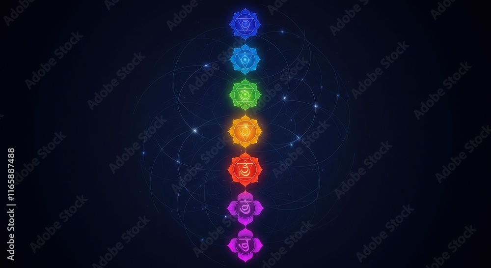 Poster 3d abastack background Abstact hexagon background in memphis style 3d style a dynamic minimalist modern abstact background illuminated cube 3d on blue background
