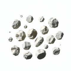 Naklejka premium diamonds on white