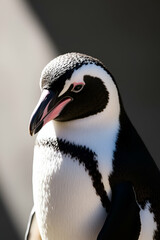 Naklejka premium penguin in polar regions