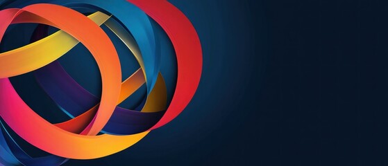 Abstract Colorful Swirls: A Symphony of Hues