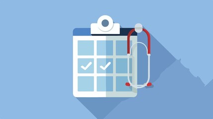 Modern Vector Doctor Appointment Calendar Icon