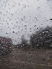 rain drops on window