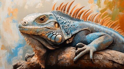 Fototapeta premium beautiful Iguana