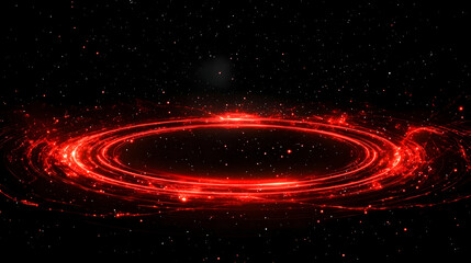 Obraz premium Red Energy Vortex Abstract Background