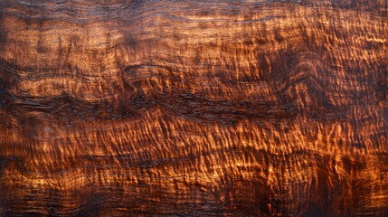 Naklejka premium Rich Brown Wood Grain Texture Background