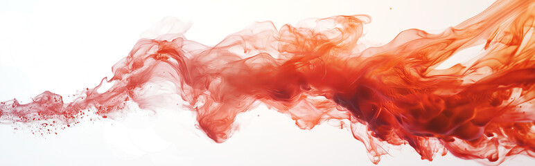 Colorful abstract composition showcasing vibrant swirls of paint mixing on a canvas in a creative...