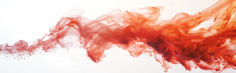 Colorful abstract composition showcasing vibrant swirls of paint mixing on a canvas in a creative studio