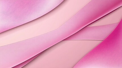 Abstract Pink Ribbons Layered Design Background