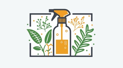 Fungicide Icon Transparent Vector Isolated - Flat Design for Agriculture and Protection Concepts
