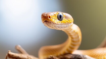 Obraz premium Environmental Snake Portrait Art