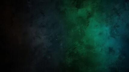 Naklejka premium Abstract gradient background in deep blue green and emerald hues with textured circular design