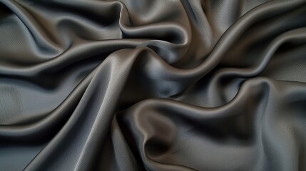 Fototapeta premium Luxurious dark purple and burgundy satin fabric with shimmering drapery for elegant celebrations