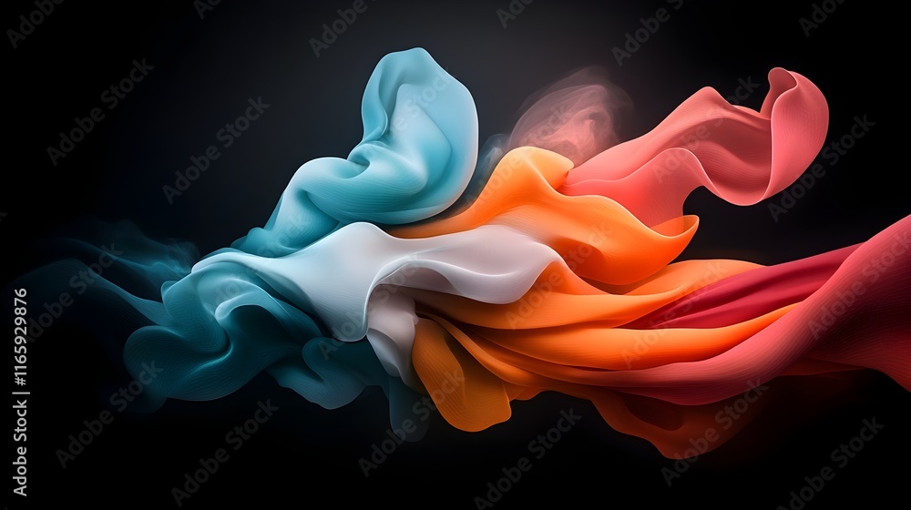 Poster stunning digital canvas highlighting cutting edge technological innovations neural network visualiza