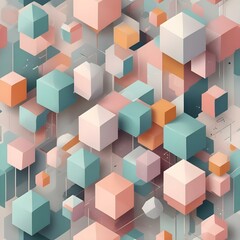 Obraz premium 3d render of a building