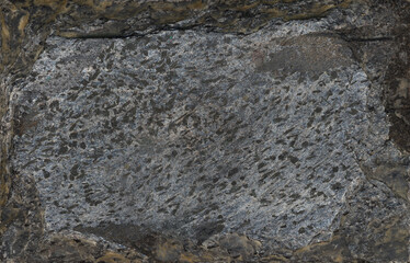Granite textured background. Soap tray stone dish.