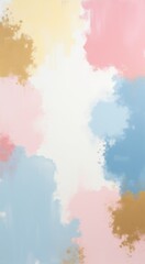 Fototapeta premium Pink and blue paint background