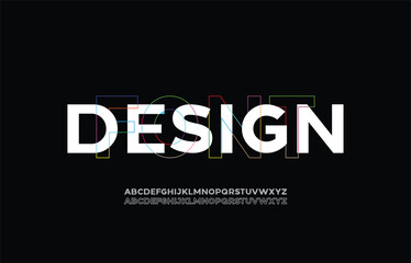 Sans serif font with vintage style typography. Alphabet vector font with Uppercase, lowercase, and number. Regular Bold font with uppercase dan lowercase variation.
