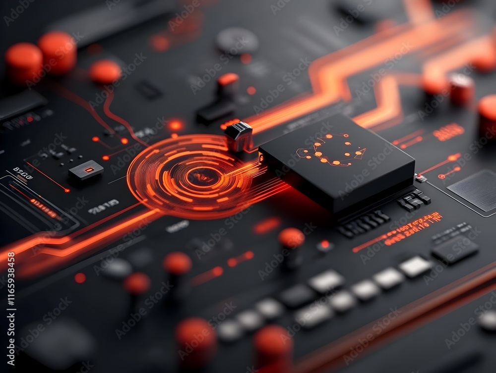 Poster captivating digital canvas showcasing intricate data flows holographic data visualizations and advan