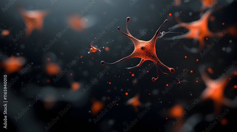 Poster futuristic and abstract digital background ideal for technological networks ai data transmission and