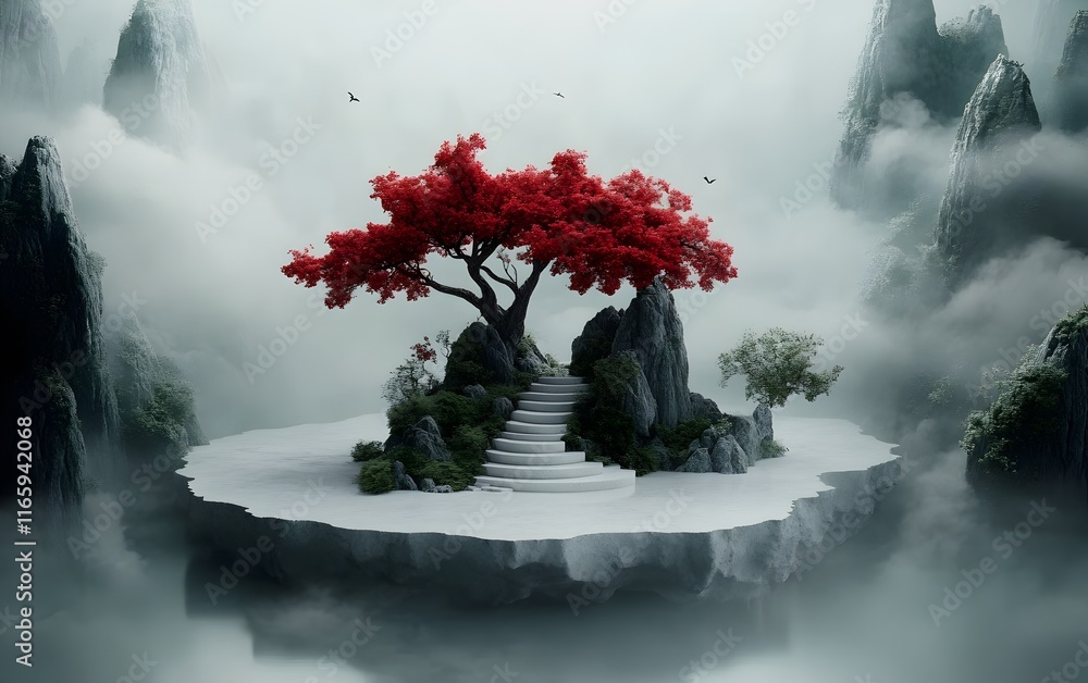 Poster immersive and futuristic digital environment ideal for showcasing advancements in neural network tra
