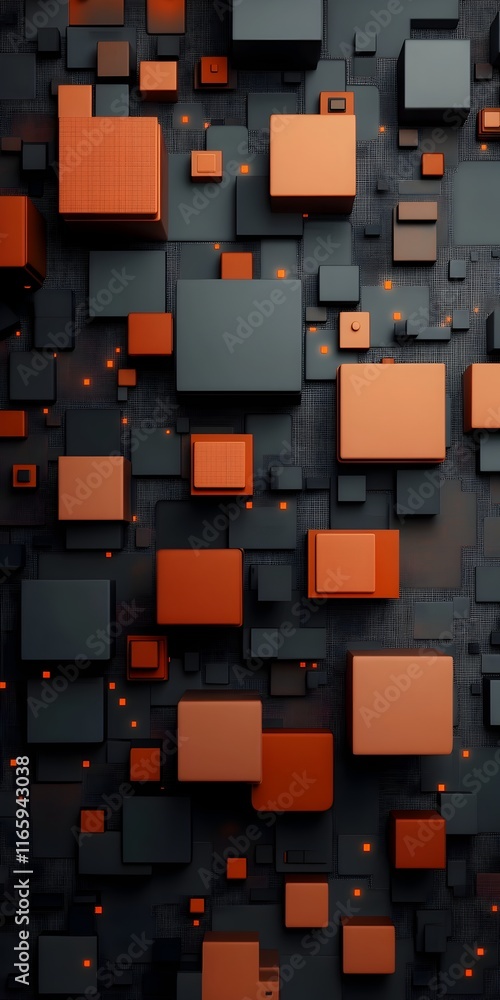 Poster immersive digital frontier captivating abstract digital architectures adaptive data simulations and 