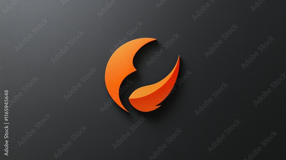 Poster graphic designer working on a brand logo design, using vector software to create a modern and minima
