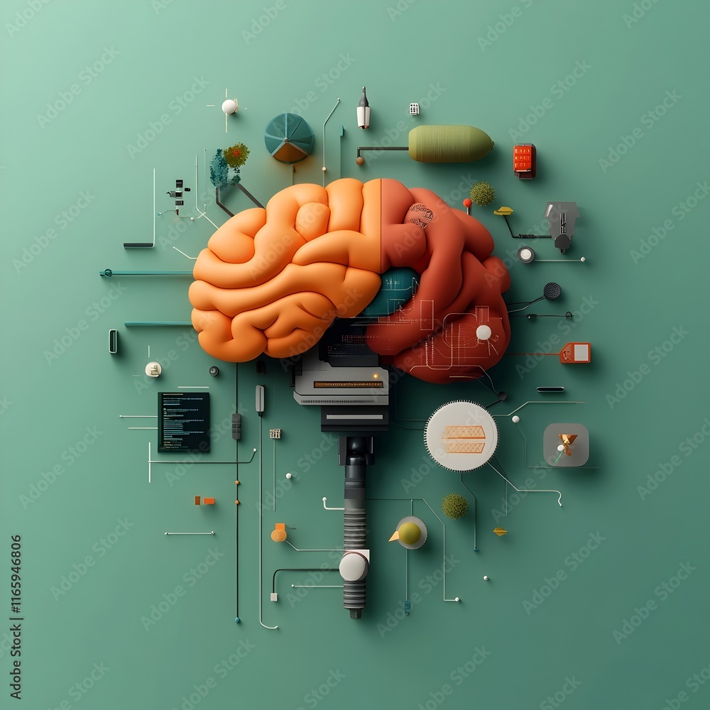 Poster sleek and sophisticated digital setting featuring innovative neural architectures autonomous framewo