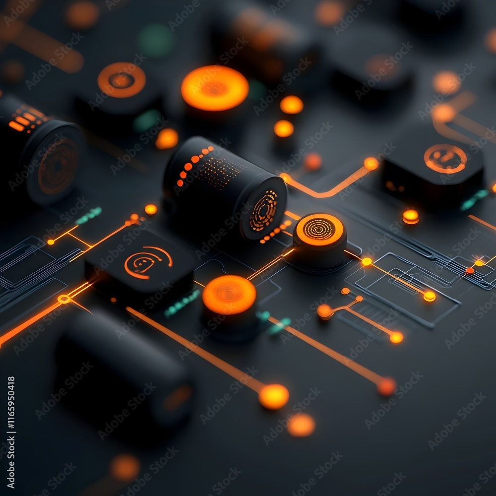 Poster shimmering fractal realm a mesmerizing digital landscape featuring luminescent wireframe constructs 