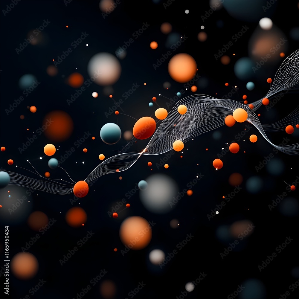 Poster ethereal digital realm with shimmering fractal patterns luminescent wireframe constructs and hologra