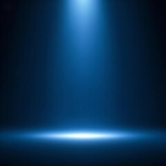 Image of Spotlight on Stage - Dramatic Blue Lighting Background printed on Printed Glass Splashbacks