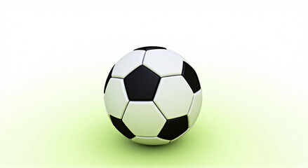 Fototapeta premium soccer ball isolated on white, ball, soccer, football, sport, isolated, game, white, black, play, soccer ball, equipment, object, sports, leather, leisure, illustration, sphere, goal, round, team, 3d,