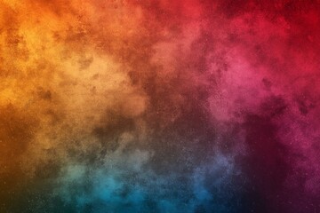 Fototapeta premium Colorful gradient background with blurred textures, soft tones of yellow, pink, orange, blue, and purple, creating a rainbow-like gradient effect.