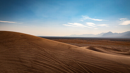 sand dunes in the desert