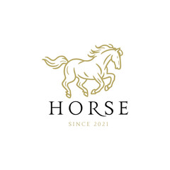 horse logo. horsehead vector.  horse silhouette