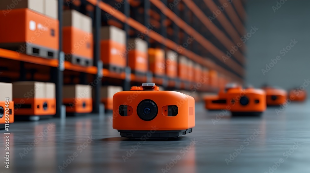 Poster autonomous logistics optimization facility real time supply chain monitoring predictive demand forec